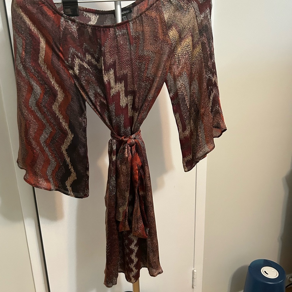 Le Chateau Elegant Patterned Dress